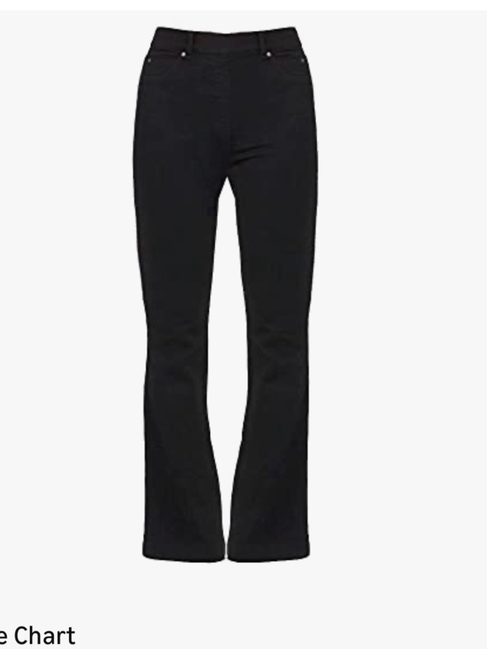 SPANX Black Flare Jean Size Large